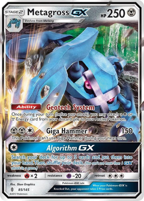 Metagross GX (85/145) [Sun & Moon: Guardians Rising] - for just $1.15! 