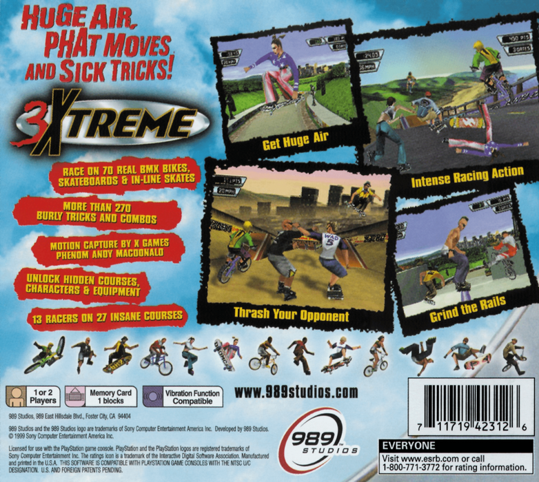 3Xtreme – PlayStation 1 (PS1) - for just $6.99! 