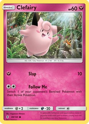 Clefairy 088/145 - SM  Guardians Rising - for just $0.13! 