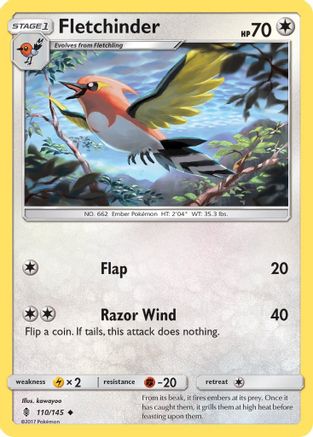 Fletchinder 110/145 - SM  Guardians Rising Reverse Holofoil - for just $0.13! 