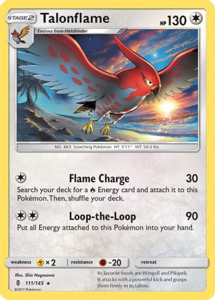 Talonflame 111/145 - SM  Guardians Rising - for just $0.05! 