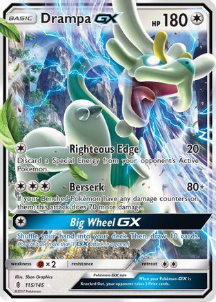 Drampa GX 115/145 - SM  Guardians Rising Holofoil - for just $0.81! 