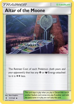 Altar of the Moone 117/145 - SM  Guardians Rising - for just $0.06! 