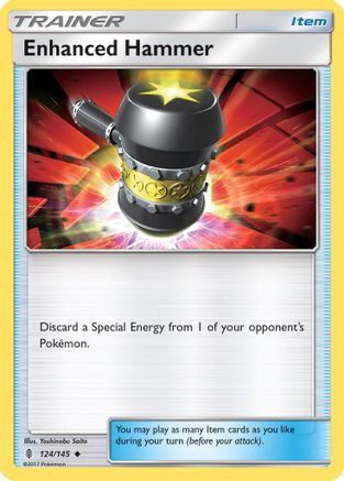 Enhanced Hammer 124/145 - SM  Guardians Rising Reverse Holofoil - for just $0.18! 