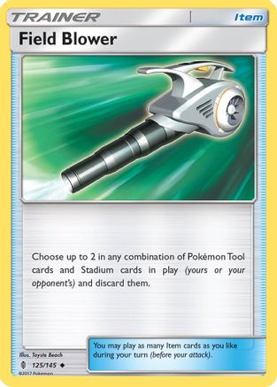 Field Blower 125/145 - SM  Guardians Rising Reverse Holofoil - for just $1.06! 