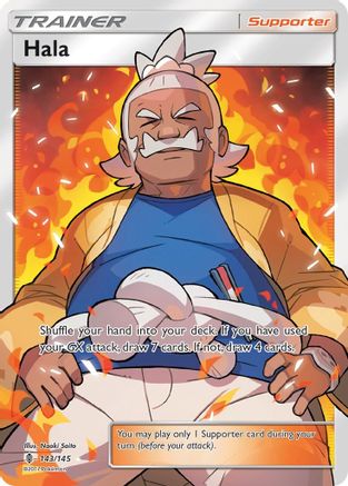 Hala (Full Art) 143/145 - SM  Guardians Rising Holofoil - for just $2.18! 