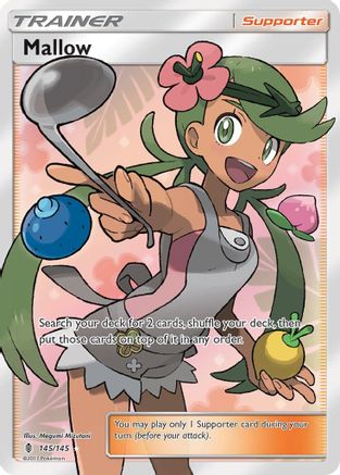 Mallow (Full Art) 145/145 - SM  Guardians Rising Holofoil - for just $17.97! 