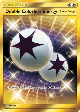 Double Colorless Energy (Secret) 166/145 - SM  Guardians Rising Holofoil - for just $8.90! 