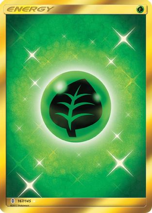 Grass Energy (Secret) 167/145 - SM  Guardians Rising Holofoil - for just $16.50! 