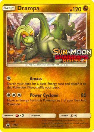 Drampa (Prerelease) [Staff] SM21 - SM Promos Holofoil - for just $24.33! 