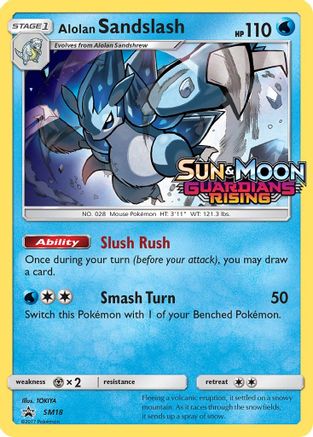 Alolan Sandslash (Prerelease) SM18/248 - SM Promos Holofoil - for just $8.85! 