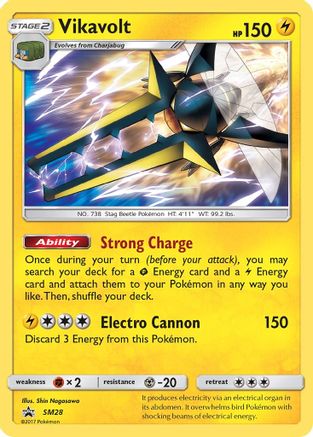 Vikavolt SM28/248 - SM Promos Holofoil - for just $0.24! 
