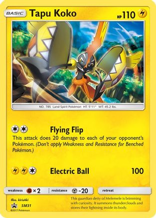 Tapu Koko SM31/248 - SM Promos Holofoil - for just $0.39! 