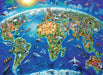 Puzzle: World Landmarks Map - for just $18! 