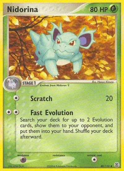 Nidorina (40/112) [EX: FireRed & LeafGreen] - for just $0.90! 