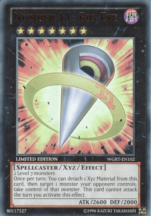 Number 11: Big Eye [WGRT-EN102] Ultra Rare - for just $0.10! 