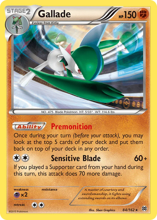 Gallade (84/162) [XY: BREAKthrough] - for just $0.35! 