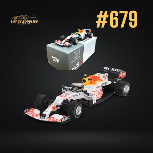Mini-GT Red Bull RB16B #11 Sergio Pérez 2021 Turkish Grand Prix 3rd Place #679 1:64 MGT00679 - for just $19.99! 