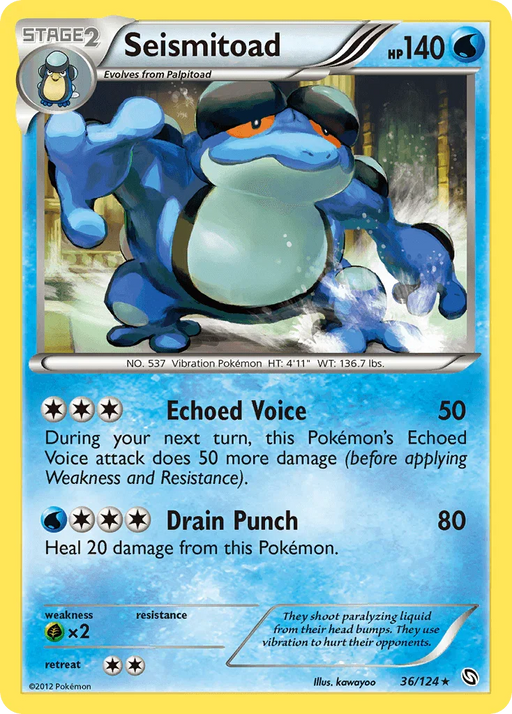 Seismitoad (36/124) [Black & White: Dragons Exalted] - for just $0.25! 