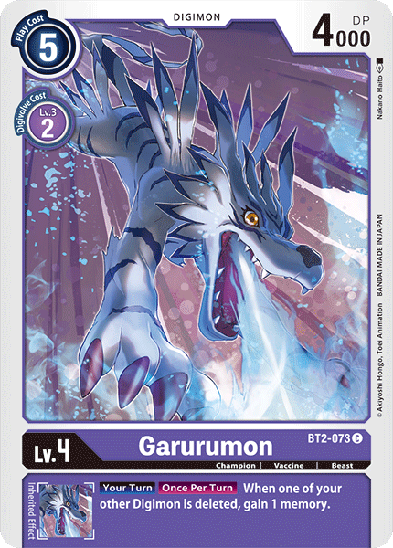 Garurumon [BT2-073] [Release Special Booster Ver.1.0] - Just $0.09! Shop now at Retro Gaming of Denver