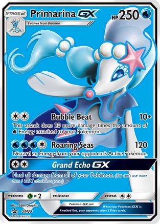 Primarina GX SM39/248 - SM Promos Holofoil - for just $3.80! 