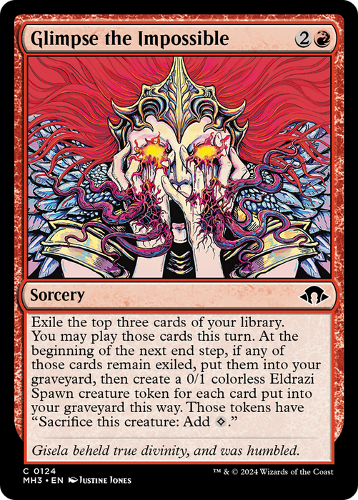 Glimpse the Impossible (MH3-124) - Modern Horizons 3 - for just $0.08! 