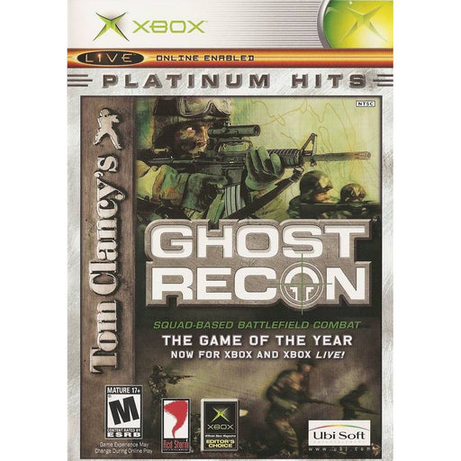 Tom Clancy's Ghost Recon (Platinum Hits) (Xbox) - Premium Video Games - Just $0! Shop now at Retro Gaming of Denver