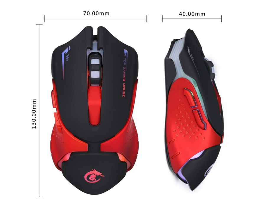 HXSJ A903 6-Key Optical Gaming Mouse 3200 DPI - for just $46.74! 