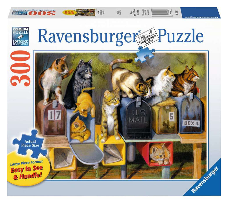 Puzzle: Large Format - Cat's Got Mail - for just $18.49! 