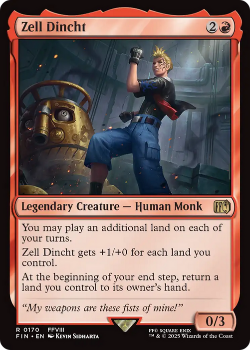 Zell Dincht (FIN-170) - FINAL FANTASY Foil - for just $0.25! 