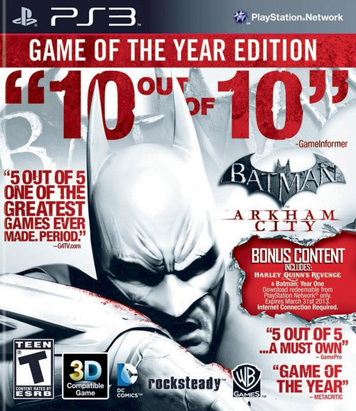 Batman: Arkham City Game Of The Year Edition (Playstation 3) - for just $0! 