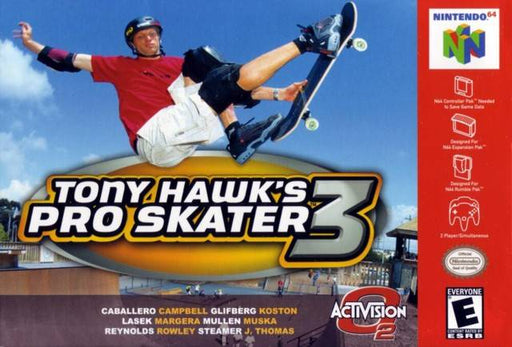 Tony Hawk's Pro Skater 3 (Nintendo 64) - for just $0! 