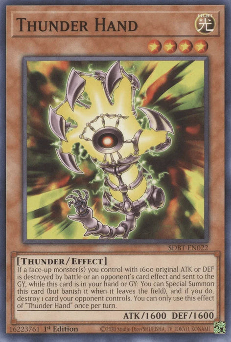 Thunder Hand [SDBT-EN022] Common - for just $0.10! 