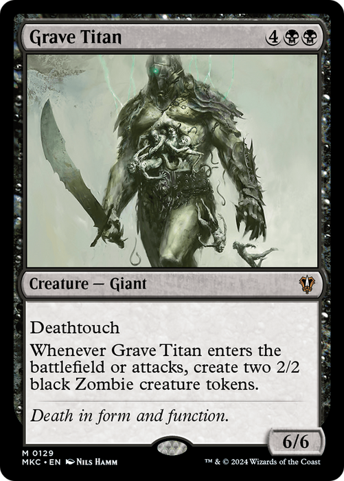 Grave Titan (MKC-129) - Murders at Karlov Manor Commander - for just $0.13! 
