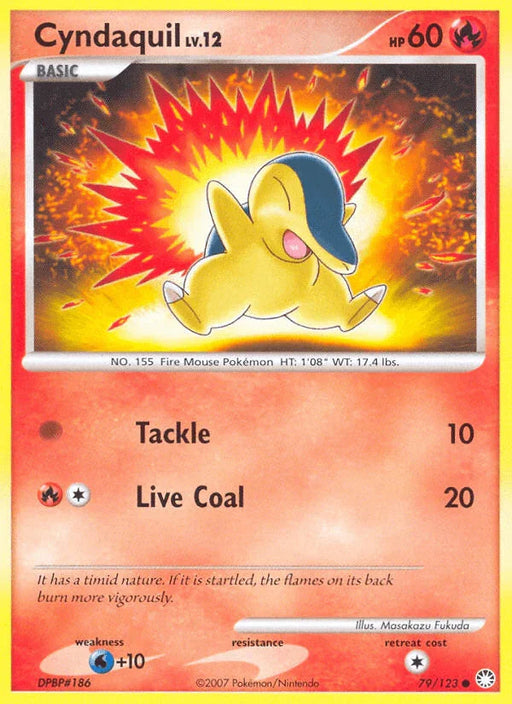 Cyndaquil (79/123) [Diamond & Pearl: Mysterious Treasures] - for just $1.55! 