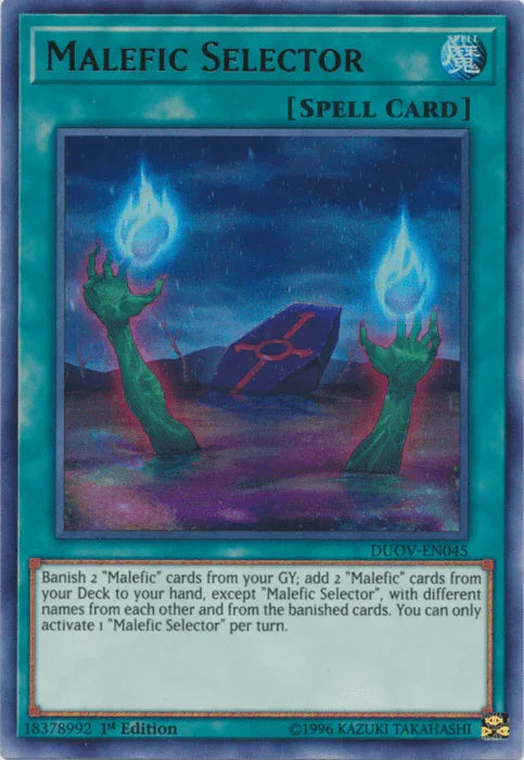 Malefic Selector [DUOV-EN045] Ultra Rare - for just $0.10! 