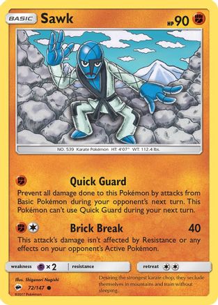 Sawk 072/147 - SM  Burning Shadows - for just $0.05! 