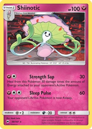 Shiinotic 098/147 - SM  Burning Shadows - for just $0.21! 