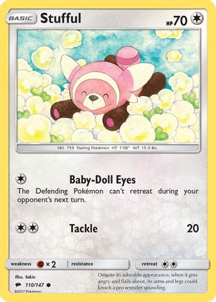 Stufful 110/147 - SM  Burning Shadows - for just $0.05! 