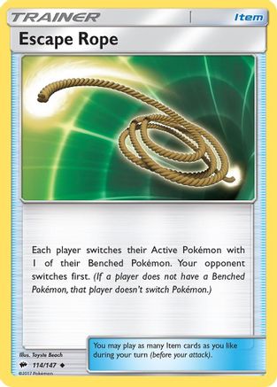 Escape Rope 114/147 - SM  Burning Shadows - for just $0.12! 