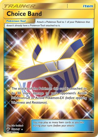 Choice Band (Secret) 162/147 - SM  Burning Shadows Holofoil - for just $1.99! 