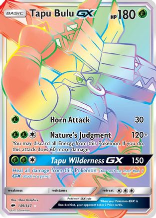 Tapu Bulu GX (Secret) 149/147 - SM  Burning Shadows Holofoil - for just $4.14! 