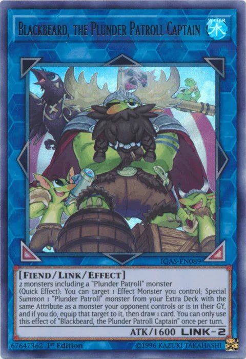 Blackbeard, the Plunder Patroll Captain [IGAS-EN089] Ultra Rare - for just $0.15! 