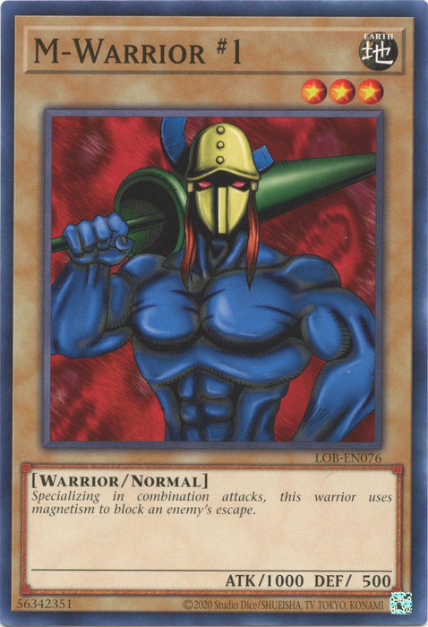 M-Warrior #1 (25th Anniversary) [LOB-EN076] Common - for just $0.10! 