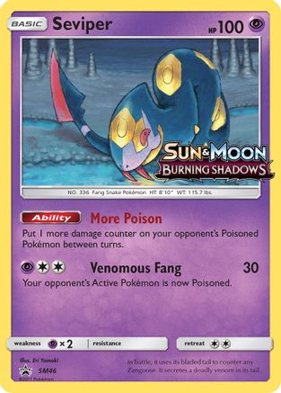 Seviper SM46 - SM Promos - Holofoil - for just $2.17! 