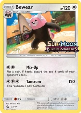 Bewear (Prerelease) [Staff] SM49 - SM Promos Holofoil - for just $9! 