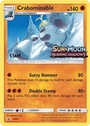 Crabominable SM47 - SM Promos - Holofoil - for just $14! 