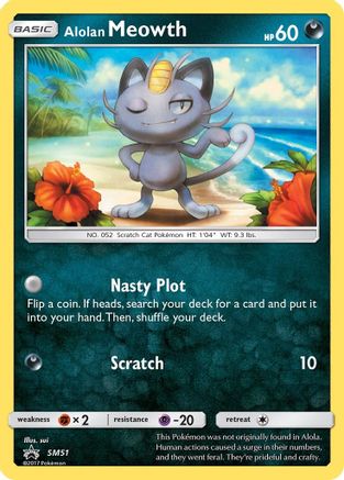 Alolan Meowth SM51/248 - SM Promos Holofoil - for just $2.13! 