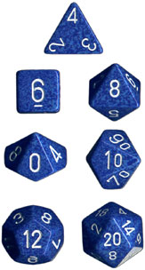 Speckled Polyhedral Water 7-Die Set - Just $5.95! Shop now at Retro Gaming of Denver