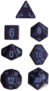 Speckled Polyhedral Cobalt 7-Die Set - Just $5.95! Shop now at Retro Gaming of Denver